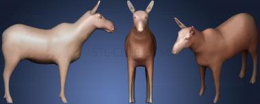 3D model Moose (STL)